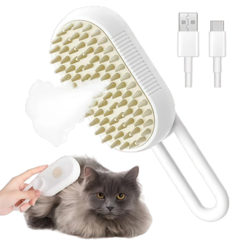 Brivolia Steam Brush — 3-in-1 Grooming