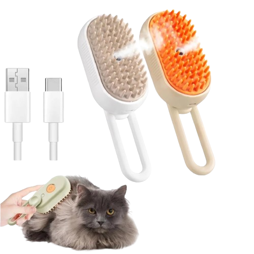 Brivolia Steam Brush — 3-in-1 Grooming